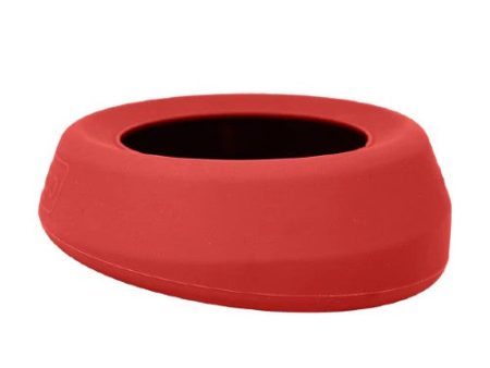 Kurgo Bol à eau en silicone pour voiture anti éclaboussures Wander, Rouge Hot on Sale