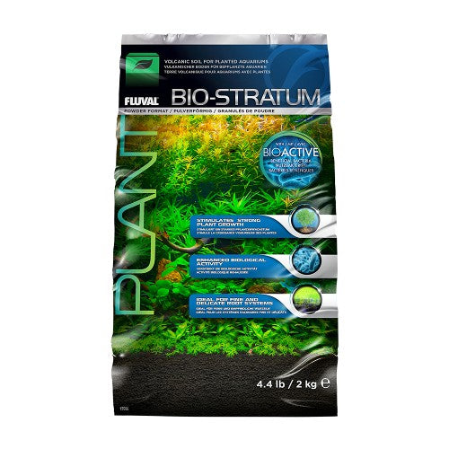 Substrat Bio-Stratum Fluval de terre volcanique pour aquariums, format en poudre Cheap