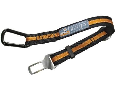 Kurgo Attache ajustable pour voiture, Orange on Sale