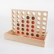 Connect Four Game Wooden Hot on Sale