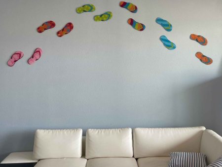 Sandal Wall Art, Original Print Under Acrylic Glass Cheap