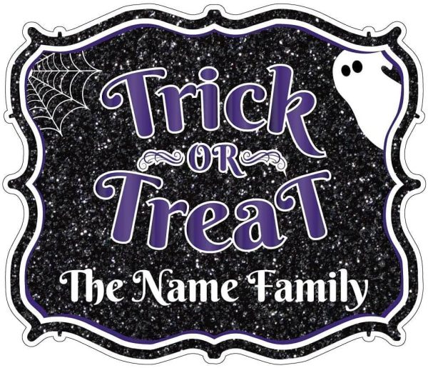 Custom Trick or Treat Welcome Yard Sign Online Sale