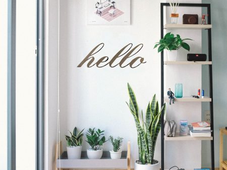 Hand Painted  hello  Word Wall Decor Online