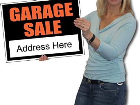 Garage Sale Sign | 4pc Set Discount