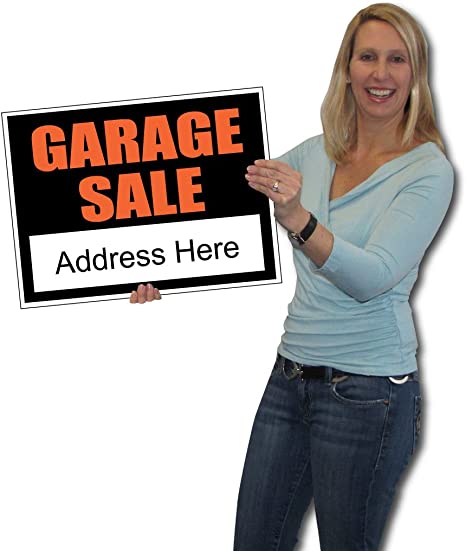 Garage Sale Sign | 4pc Set Discount