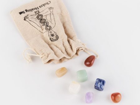 Chakra Healing Gemstone Set - Bag of 7 Fashion