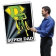 3  Custom Giant Father s Day Super Hero Greeting Card Fashion