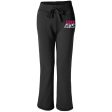 Love AHS Black Ladies Fit Open Bottom Sweatpants Discount