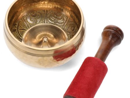 Auspicious Hammered Tibetan Singing Bowl Online Hot Sale