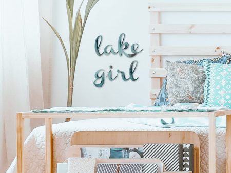 Lake Girl Hand Painted Home Decor Hot on Sale