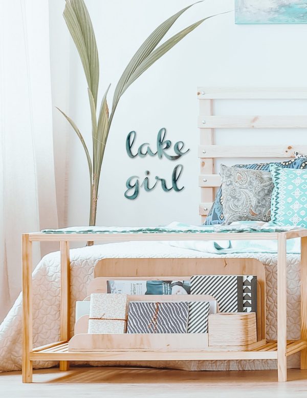 Lake Girl Hand Painted Home Decor Hot on Sale