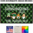 Custom Let the Shenanigans Begin Doormat Discount