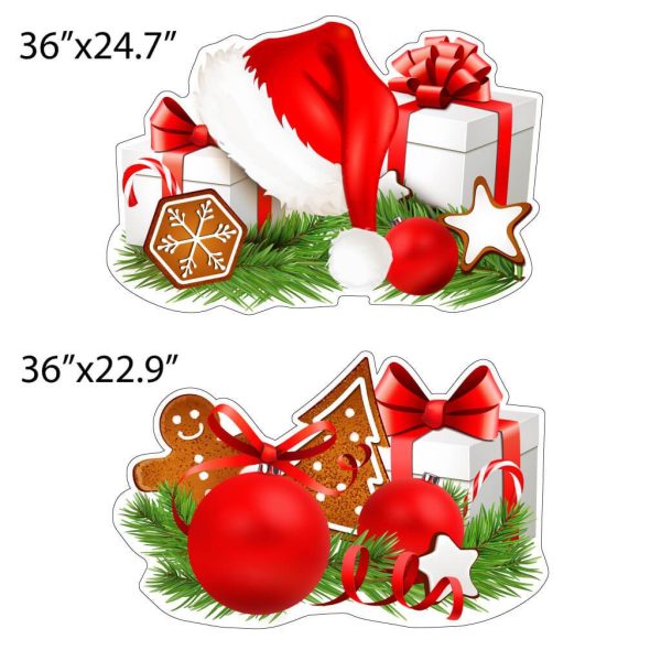 Christmas Theme Yard Card EZ Fillers 4 pc set For Discount