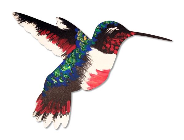 Hand Painted Hummingbird Wall Icon For Discount