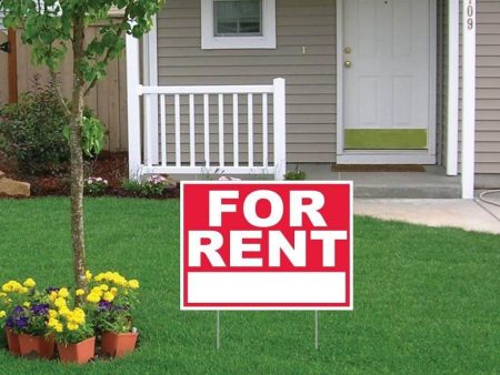 For Rent Yard Sign on Sale