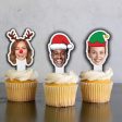 Custom Christmas Cupcake Toppers (Christmas Combo) Fashion