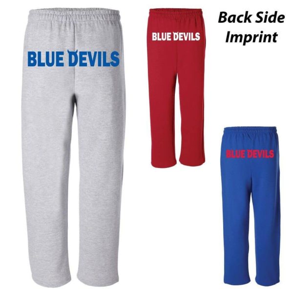 Central Blue Devils Sweatpants - Back Side Imprint Online Hot Sale