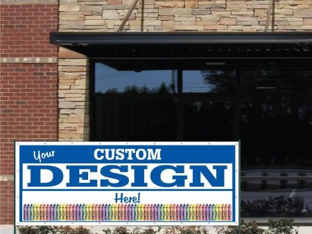 Custom 3 x8  Vinyl Banner For Cheap