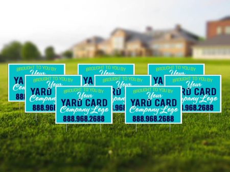 Yard Card Business Advertising Yard Signs For Cheap