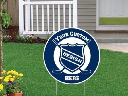 22  Custom Round Yard Signs For Cheap