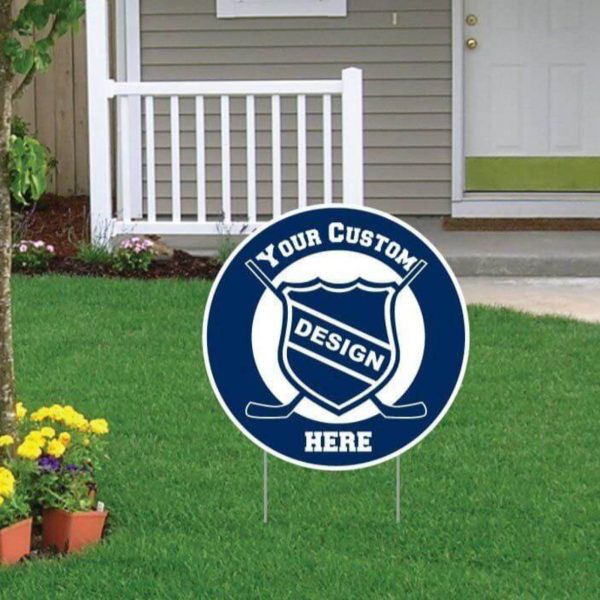 22  Custom Round Yard Signs For Cheap