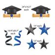 Congrats Grad Graduation Flash Yard Cards 11 pc set Hot on Sale