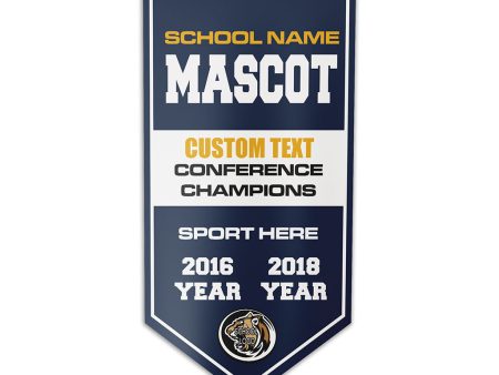 Custom Vertical Championship Team Banners Cheap