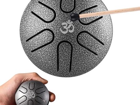 Om Mini Steel Tongue Drum Online Hot Sale