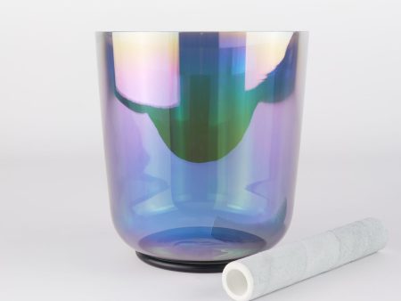 Aurora Violet Crystal Singing Bowl - 7  | C Hot on Sale