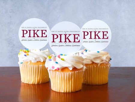 Pi Kappa Alpha Cupcake Toppers - Officially Licensed For Discount