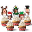 Custom Christmas Cupcake Toppers (Christmas Combo) Fashion