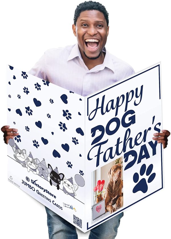 3  Custom Happy Dog Dad Father s Day Card For Cheap