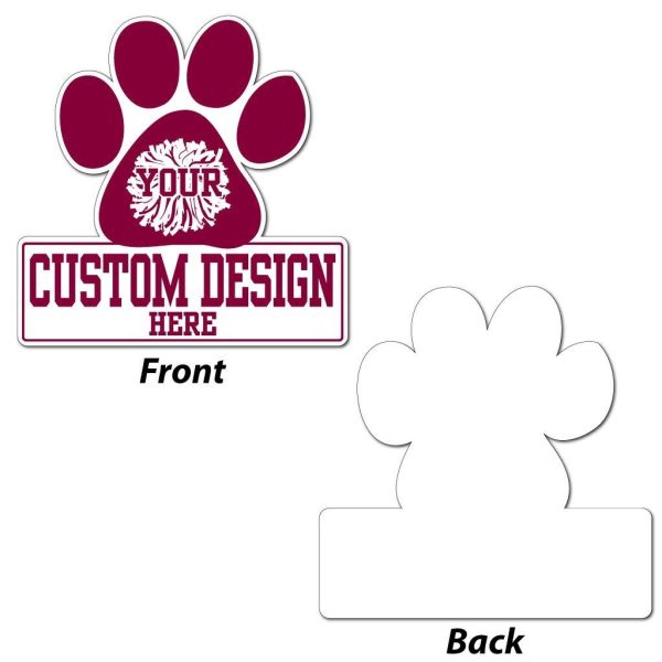 22  Paw with Rectangle Shaped Yard Sign Online Sale