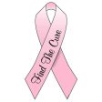 Custom Breast Cancer Awareness Pink Ribbon Yard Sign w  Pair EZ Stakes Online now