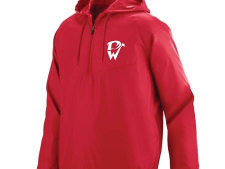 Davenport West Track and Field Pullover Jacket (red) on Sale