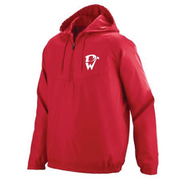 Davenport West Track and Field Pullover Jacket (red) on Sale