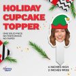 Custom Christmas Cupcake Toppers (Christmas Combo) Fashion