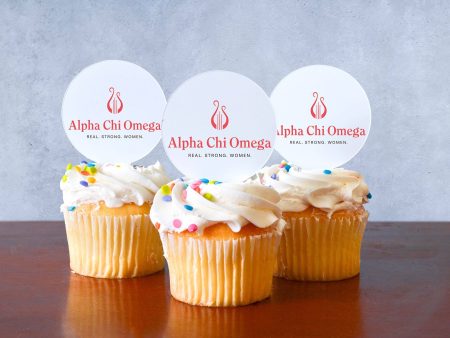 Alpha Chi Omega Cupcake Toppers - Officially Licensed Online Sale