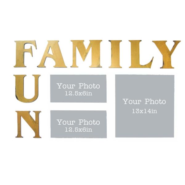 Family Fun 3D Wall Decor with Custom Photos on Sale