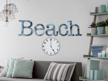 Beach Time Hand Painted Wall Decoration on Sale