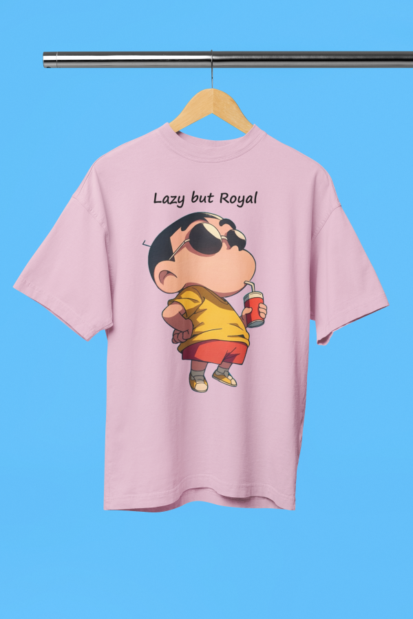 Lazy but Royal Oversized Unisex T-Shirt For Cheap