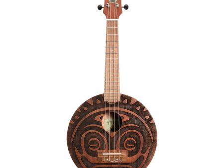 Timberidge Tiki Man Ukulele - Concert Discount