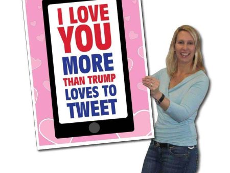 3  Stock Tweeting Trump Valentine s Day  Jumbo Greeting Card Hot on Sale