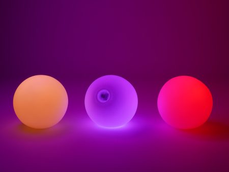 Lumi Pro Rechargeable LED Juggling Ball Set of 3 For Discount