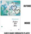 3  Custom Jumbo Love Knows No Distance Wedding Greeting Card Hot on Sale