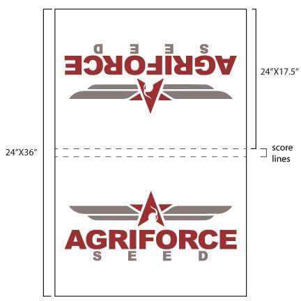 2  x 3  White Field Plot Signs For Sale