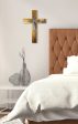 Cross on Cross Hand Painted Wall Decor Fashion