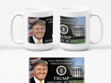 Donald Trump Coffee Mug 47th Presidential Inauguration Cheap