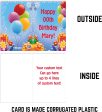 3  Custom Giant Birthday Presents & Balloons Greeting Card on Sale