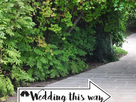 Directional Wedding Yard Signs | 2-Pack Discount